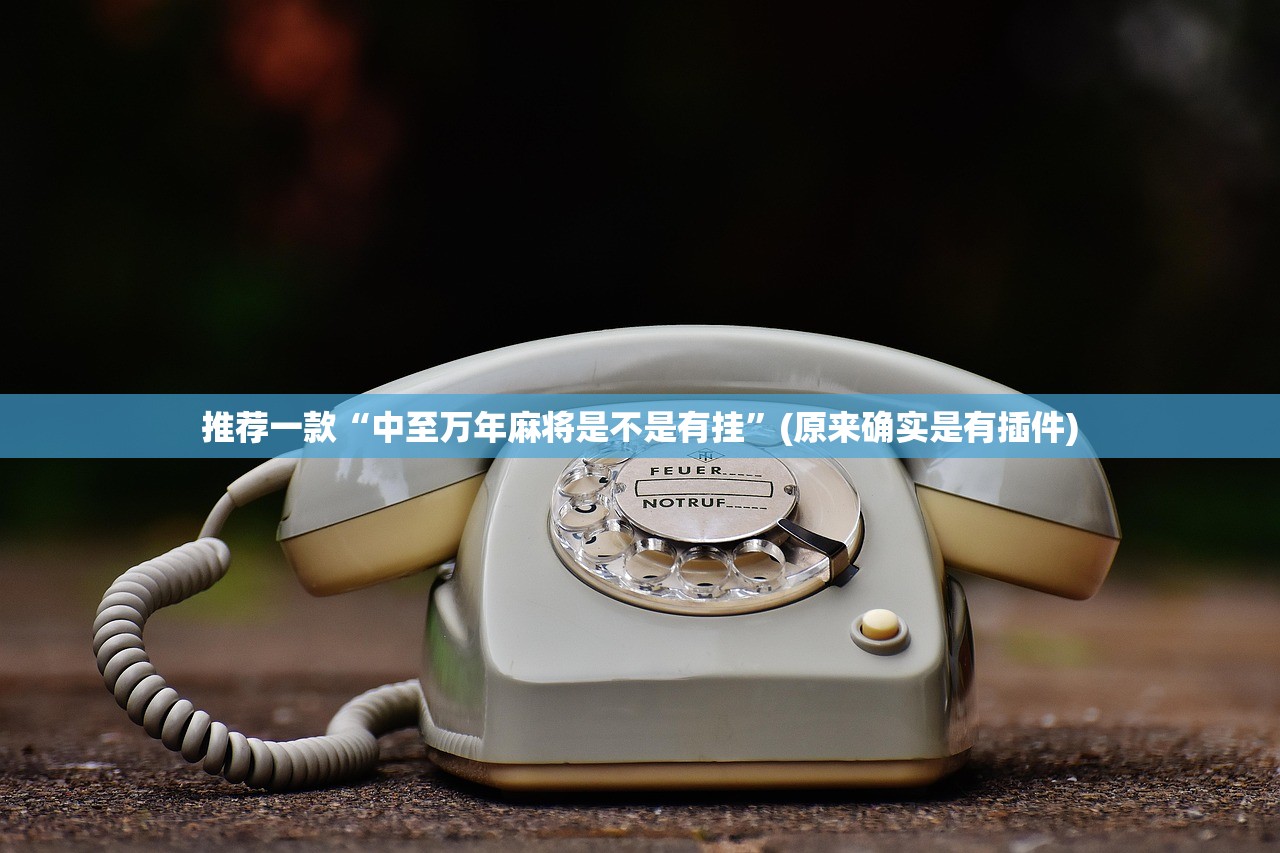 推荐一款“中至万年麻将是不是有挂”(原来确实是有插件)