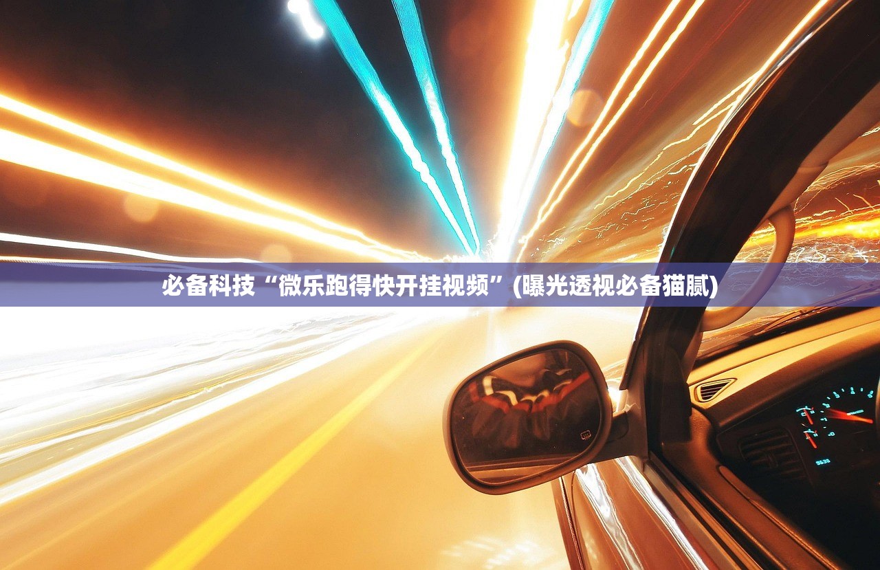 必备科技“微乐跑得快开挂视频”(曝光透视必备猫腻)